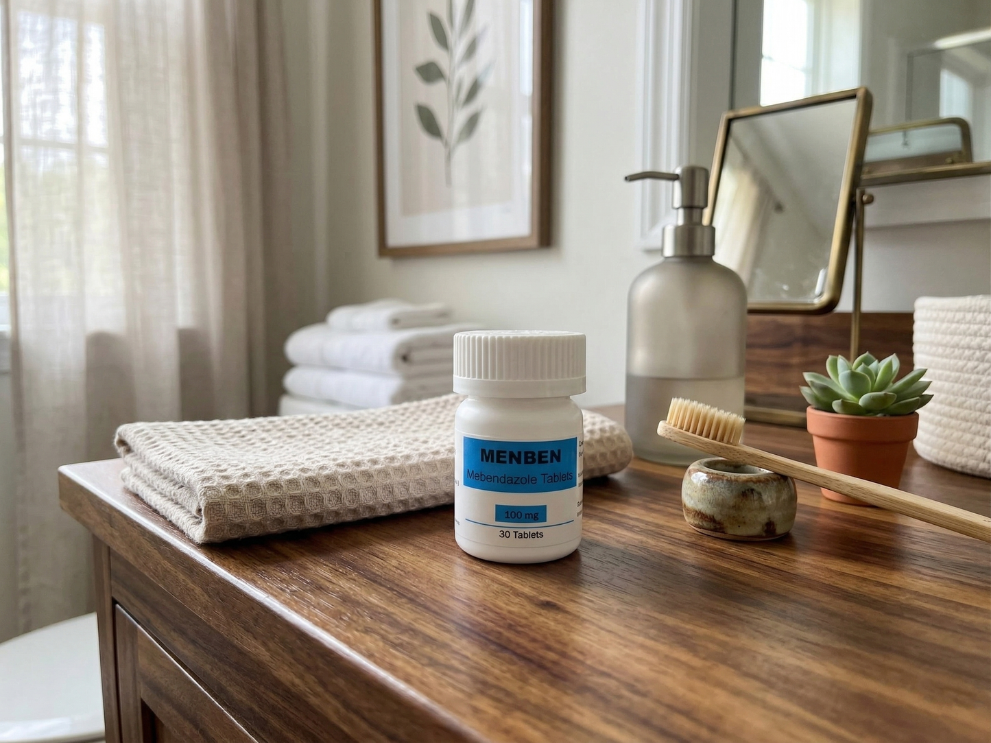 MENBEN™ Mebendazole USP 100mg Tablets 30 Tablets